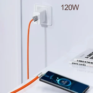 Поворотний зарядний кабель iLoungeMax Super Fast Charger Cable USB to Lightning 120W Black 1m - Фото 4