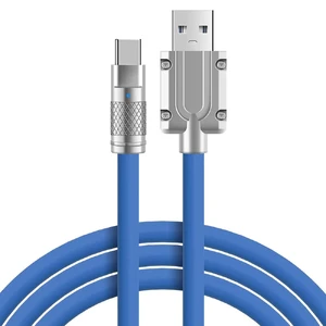 Зарядний кабель iLoungeMax Super Fast Charger Cable USB to Type-C 120W Blue 1m