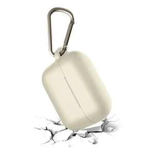 Чехол с карабином iLoungeMax TPU Case Antique White для AirPods Pro - Фото 3