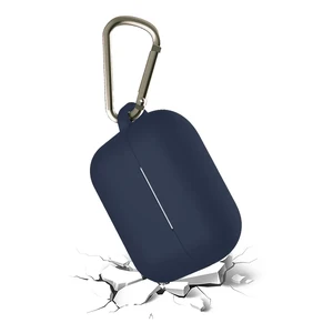 Чехол с карабином iLoungeMax TPU Case Navy Blue для AirPods Pro - Фото 3