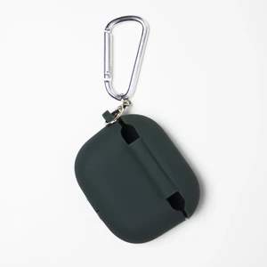 Силіконовий чохол з карабіном iLoungeMax TPU Case Olive Green для AirPods 3 - Фото 3
