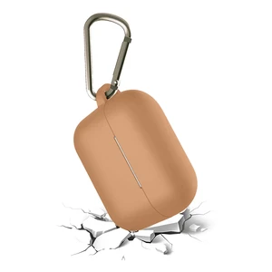 Чохол із карабіном iLoungeMax TPU Case Pink Sand для AirPods Pro - Фото 3