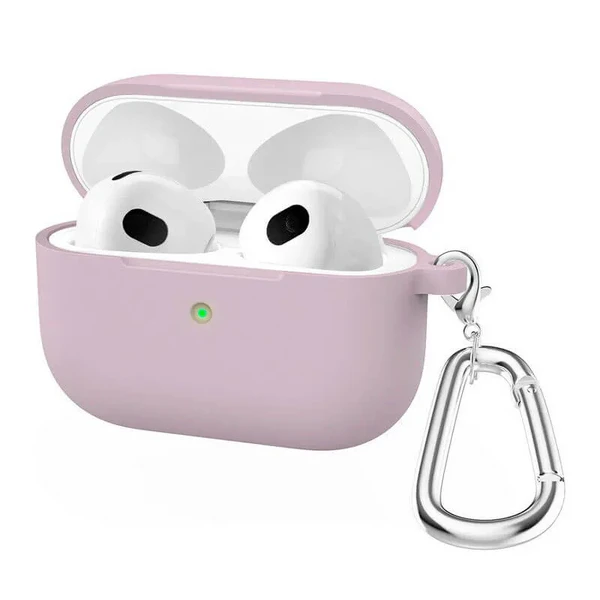 Силіконовий чохол з карабіном iLoungeMax TPU Case Purple для AirPods 3 в Сумах