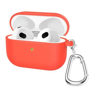 Силиконовый чехол с карабином iLoungeMax TPU Case Red для AirPods 3