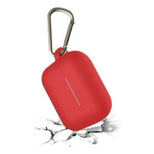 Чехол с карабином iLoungeMax TPU Case Rose Red для AirPods Pro - Фото 3