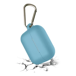 Чехол с карабином iLoungeMax TPU Case Sea Blue для AirPods Pro - Фото 3