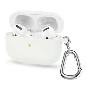 Силіконовий чохол з карабіном iLoungeMax TPU Case White для AirPods 3