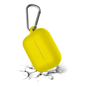 Чехол с карабином iLoungeMax TPU Case Yellow для AirPods Pro - Фото 3