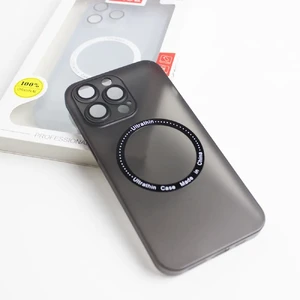 Ультратонкий чехол с защитой камеры iLoungeMax Ultrathin MagSafe Case Black для iPhone 14 Pro - Фото 2