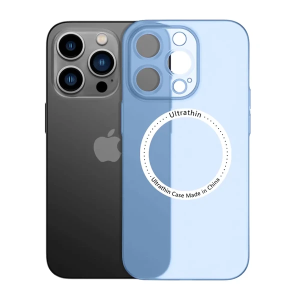 Ультратонкий чохол із захистом камери iLoungeMax Ultrathin MagSafe Case Blue для iPhone 14 Pro Max в Сумах