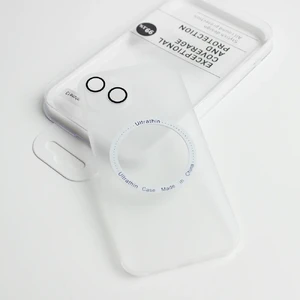 Ультратонкий чехол с защитой камеры iLoungeMax Ultrathin MagSafe Case Transparent для iPhone 13 - Фото 3
