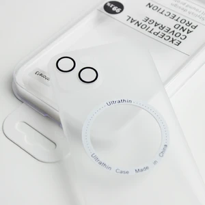 Ультратонкий чехол с защитой камеры iLoungeMax Ultrathin MagSafe Case Transparent для iPhone 13 - Фото 4