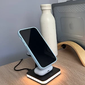 Бездротовий зарядний пристрій iLoungeMax Wireless Charger 4 in 1 Black для iPhone | Apple Watch | AirPods - Фото 5