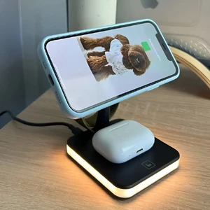 Бездротовий зарядний пристрій iLoungeMax Wireless Charger 4 in 1 Black для iPhone | Apple Watch | AirPods - Фото 4