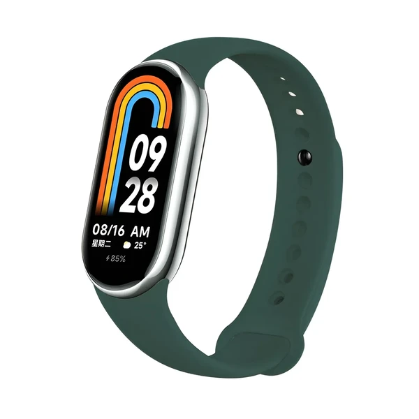 Силіконовий ремінець iLoungeMax Silicone Bracelet Green для Xiaomi Mi Band 8