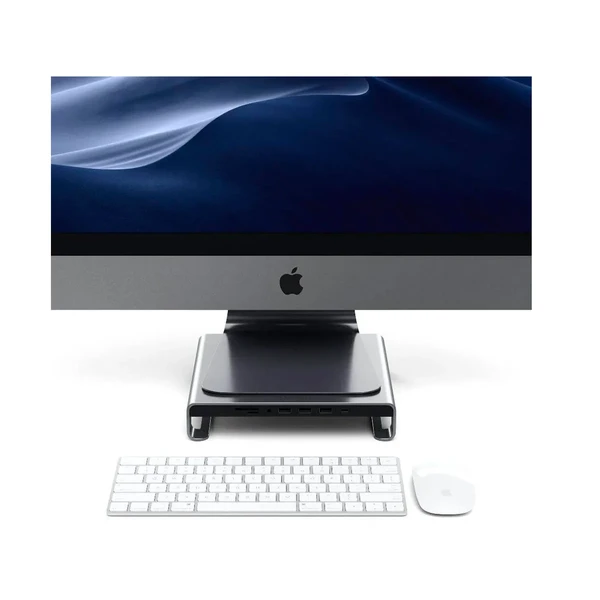 Алюмінієва підставка для iMac Satechi Type-C Aluminium Monitor Stand Space Gray