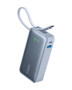 Компактний повербанк Anker Nano Power Bank Blue з потужністю 30W та USB-C, 10000mAh A1259 - Фото 1