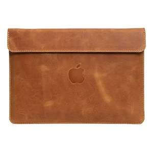 Кожаний чохол-конверт INCARNE Klouz Коньяк для MacBook Pro 16" M3 | M2 | M1 | M1 (2023 | 2021) | Pro 16" (2019)