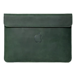 Шкіряний чохол-конверт INCARNE Klouz Зелений для MacBook Air 13" M3 | M2 | M1 (2024-2018)