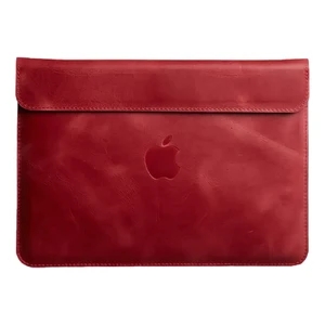 Шкіряний чохол-конверт INCARNE Klouz Червоний для MacBook Air 13" M3 | M2 | M1 (2024-2018)