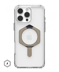 Прозорий білий чохол з підставкою Urban Armor Gear Plyo XTE Mag для iPhone 16 Pro Max