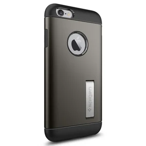 Чохол Spigen Slim Armor Gunmetal для iPhone 6 | 6s - Фото 2