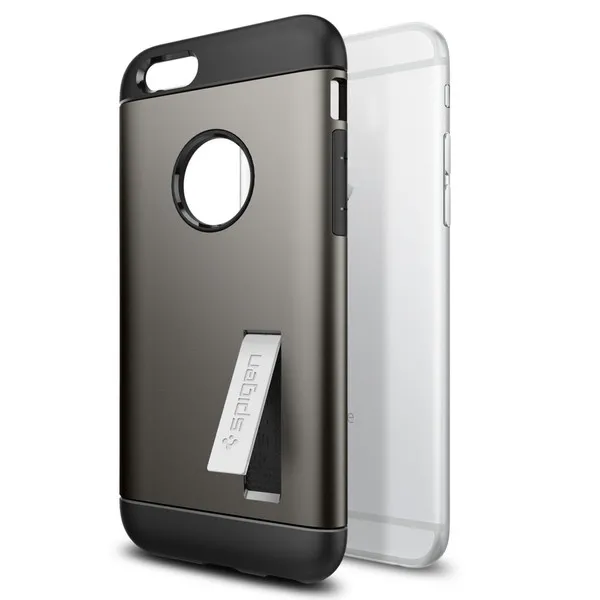 Чохол Spigen Slim Armor Gunmetal для iPhone 6 | 6s