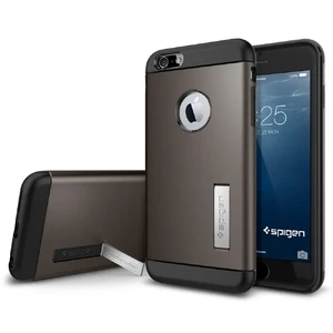 Чехол Spigen Slim Armor Gunmetal для iPhone 6 Plus | 6s Plus - Фото 4