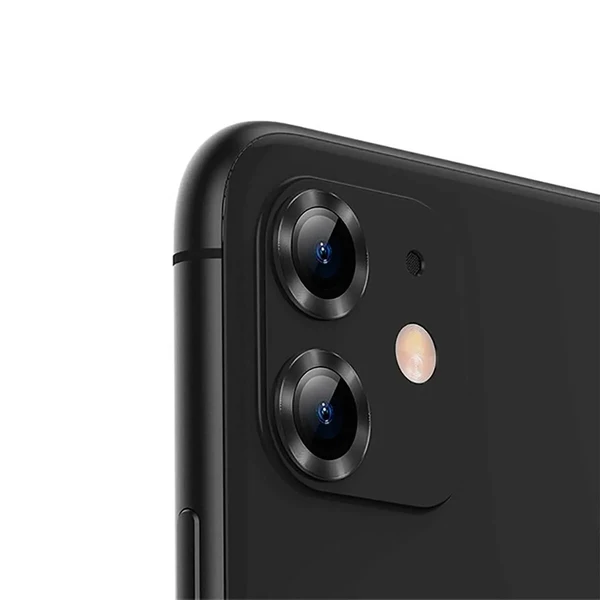 Захисне скло для камери iPhone 11 Baseus Alloy Protection Ring Lens Film Black