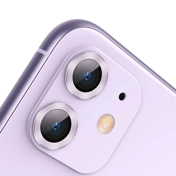 Захисне скло для камери iPhone 11 Baseus Alloy Protection Ring Lens Film Purple
