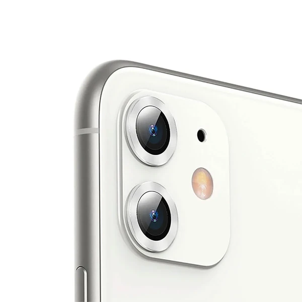 Захисне скло для камери iPhone 11 Baseus Alloy Protection Ring Lens Film Silver