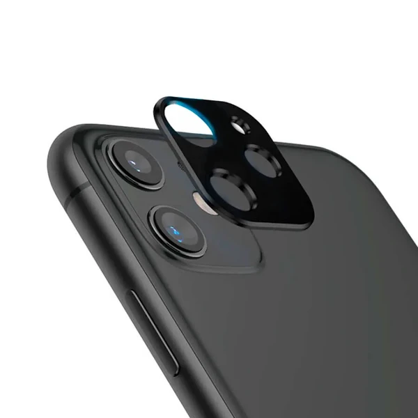 Черная защитная рамка для камеры iPhone 11 iLoungeMax Metal Lens в Сумах