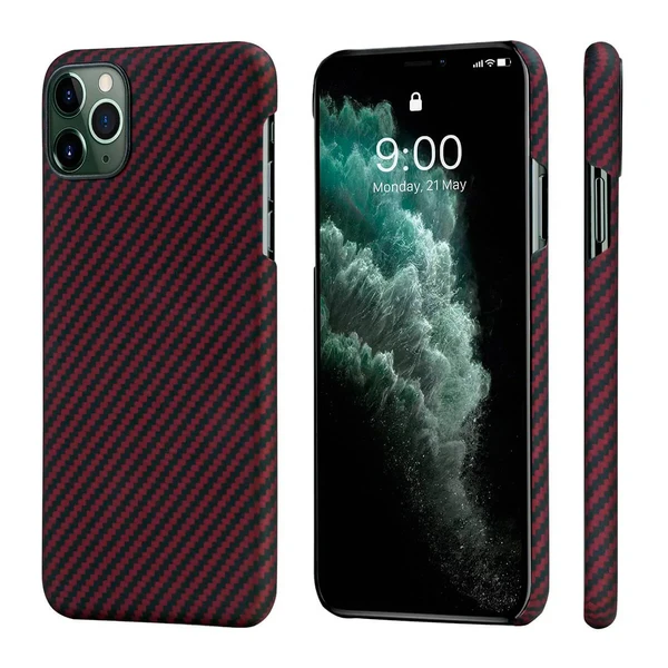 Протиударний чохол для iPhone 11 Pro Max Pitaka MagEZ Black | Red у Луцьку