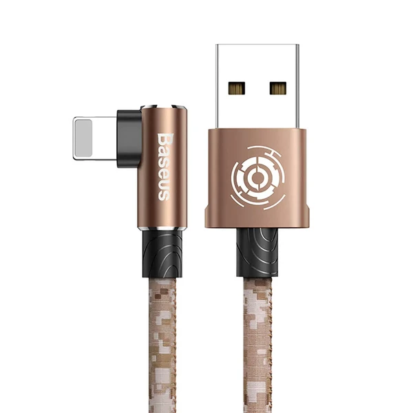 Зарядний кабель для iPhone 1м Baseus Camouflage USB to Lightning Cable Brown
