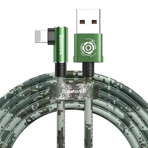 Зарядный кабель для iPhone 1м Baseus Camouflage USB to Lightning Cable Green - Фото 2