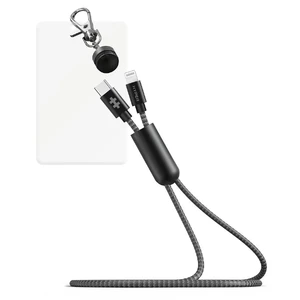 Зарядний кабель для iPhone 1м HyperDrive Lanyard USB-C to Lightning