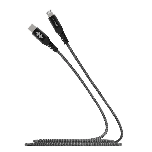 Зарядний кабель для iPhone 2м HyperDrive Tough USB-C to Lightning
