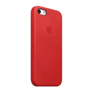 Оригінальний шкіряний чохол Apple Case для iPhone 5 | 5S | SE PRODUCT RED (MF046)