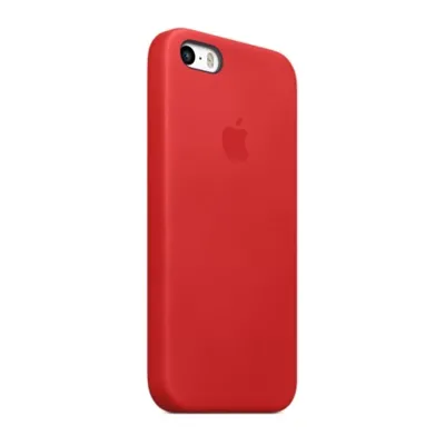 Оригінальний шкіряний чохол Apple Case для iPhone 5 | 5S | SE PRODUCT RED (MF046) в Запоріжжі