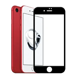 Защитное стекло HOCO 3D Tempered Glass Black для iPhone SE 3 | SE 2 | 8 | 7 - Фото 2