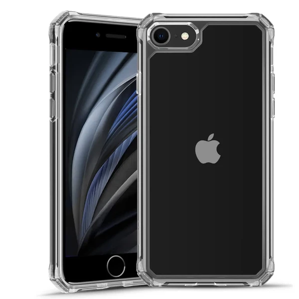 Черный силиконовый чехол ESR Air Armor Clear Black для iPhone SE 3 | SE 2 | 8 | 7 в Днепре