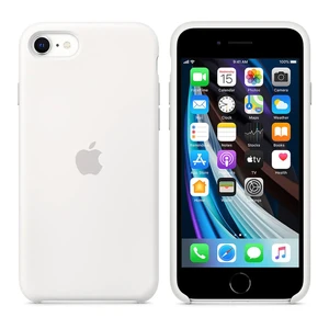 Силиконовый чехол Apple Silicone Case White для iPhone SE 3 | SE 2 | 8 | 7 (MXYJ2)