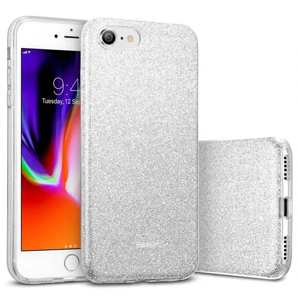 Силиконовый чехол ESR Makeup Glitter Case Silver для iPhone SE 3 | SE 2 | 8 | 7 в Днепре