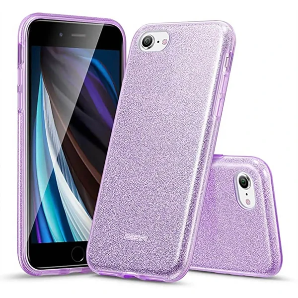 Силиконовый чехол ESR Makeup Glitter Case Purple для iPhone SE 3 | SE 2 | 8 | 7 в Днепре