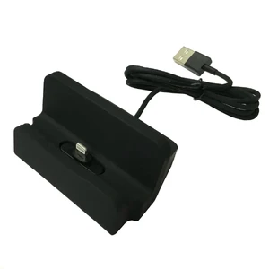 Чорна док-станція iLoungeMax для iPhone з USB кабелем 1m - Фото 3