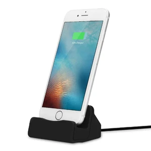 Чорна док-станція iLoungeMax для iPhone з USB кабелем 1m  - Фото 1