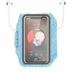 Спортивний чохол на руку Rock Fitness Armband Blue для iPhone | смартфонів до 5.5"