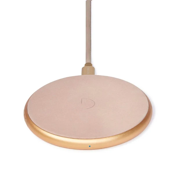 Бездротова зарядка для iPhone | Samsung Decoded FastPad Wireless Charger Rose | Gold