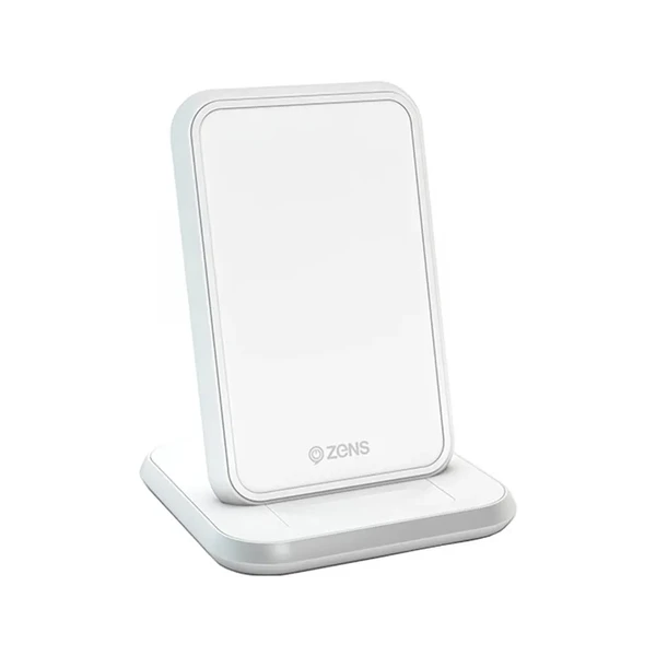 Бездротова зарядка для iPhone | Samsung Zens Stand Aluminium Wireless Charger 10W White