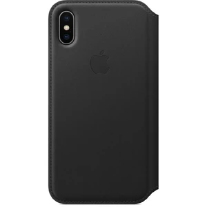 Чорний шкіряний чохол-книжка Apple Leather Folio Black (MQRV2) для iPhone X | XS - Фото 3
